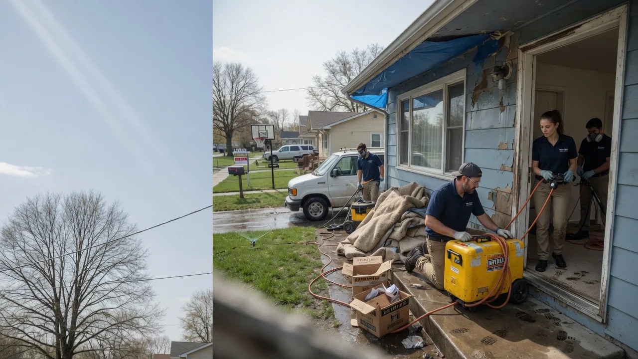Basement Flood Cleanup in Springfield, IL near me